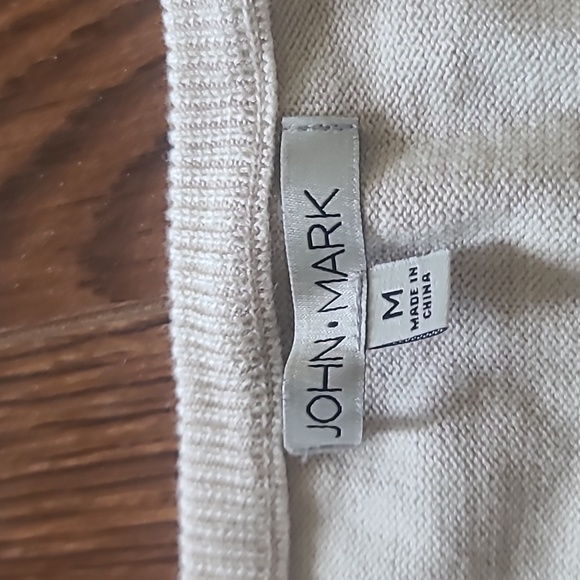 John Mark Embroidered Multicolor Blouse Sweater sz M - Picture 5 of 7